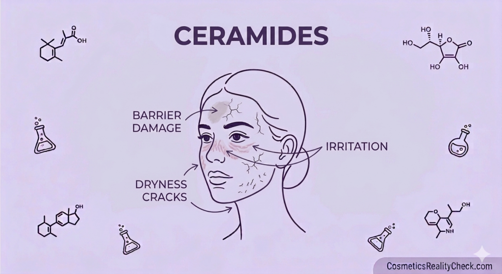 Ceramides in skincare