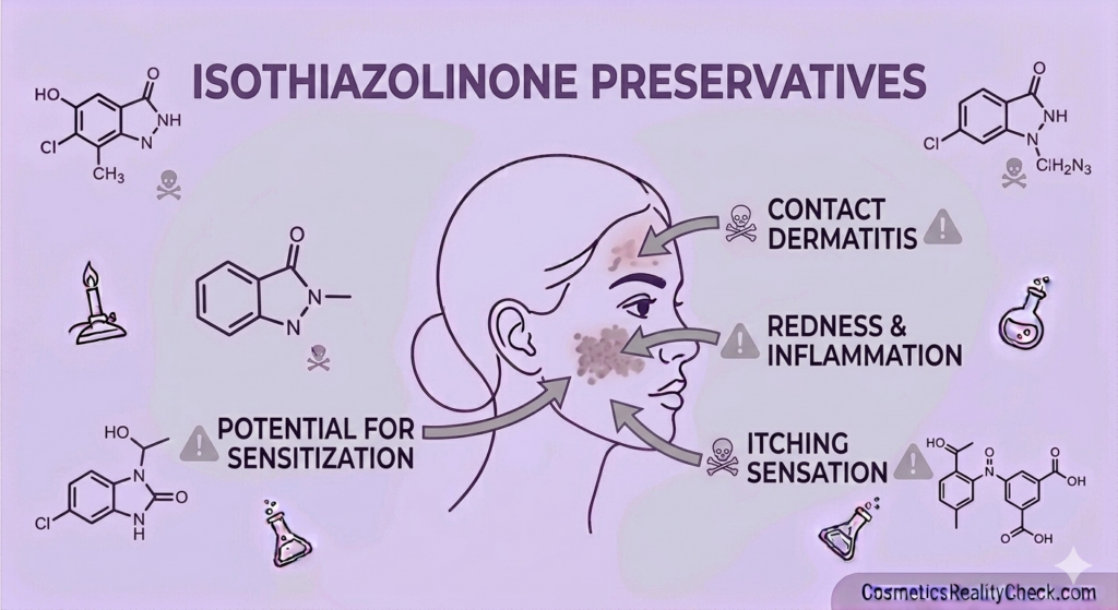Isothiazolinone Preservatives in skincare