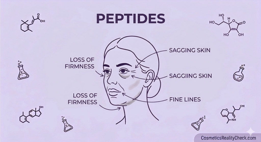 Peptides in skincare