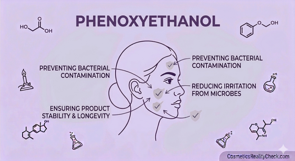 Phenoxyethanol in skincare