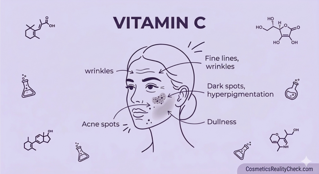 Vitamin C in skincare